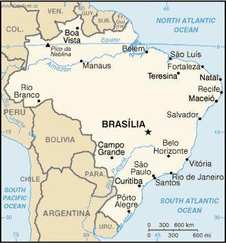 Foto: Braz�lie-politick� mapa