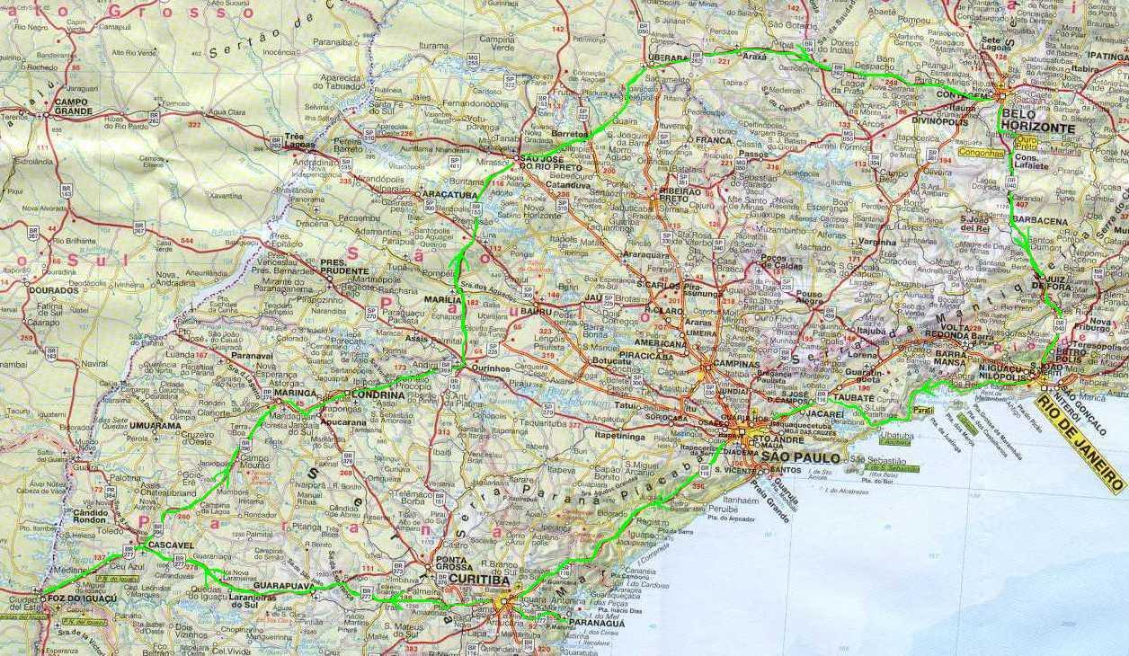 Foto: Braz�lie-Trasa