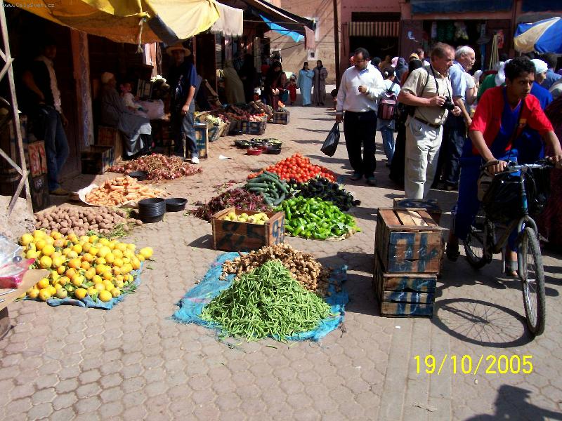Foto: Velk� trh v Marak�i-�irok� nab�dka v�eho.....