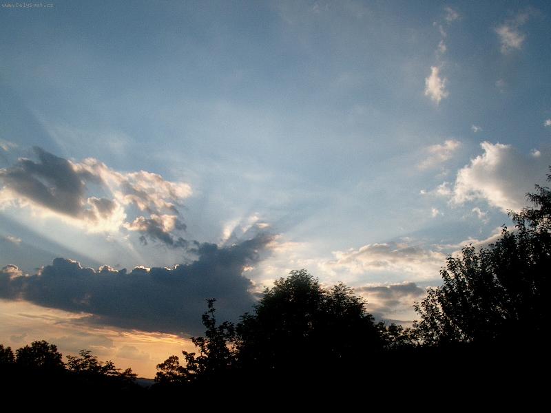 Foto: Z�pad slunce-kdy� z�pady jsou tak n�dhern�....
