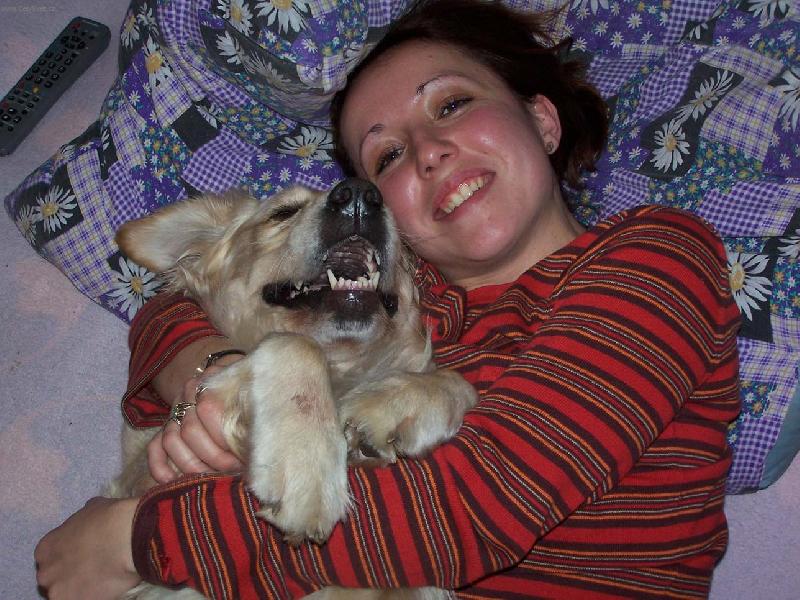 Foto: Ducky a j�-v�len� v posteli