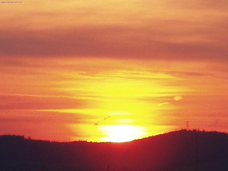 Foto: Z�pad slunce