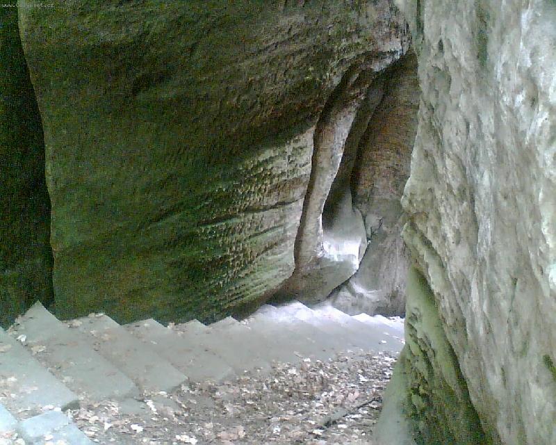 Foto: �ek�n� na Malou mo�skou v�lu-My�� d�ra v Prachovsk�ch skal�ch