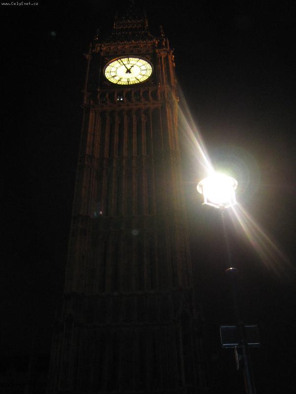 Foto: Lond�n-Big Ben v noci