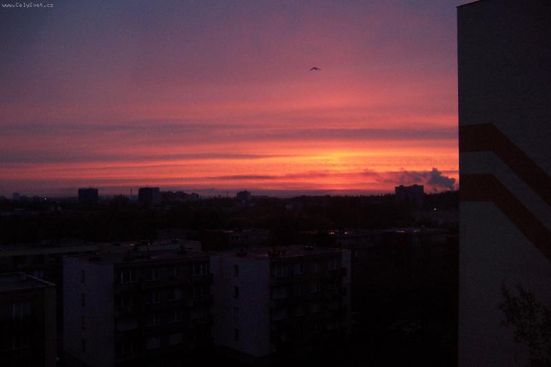 Foto: pohled z okna v 5:16