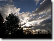 V�chod slunce v zim�