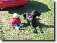 Tady jsem se svou malou pani�kou